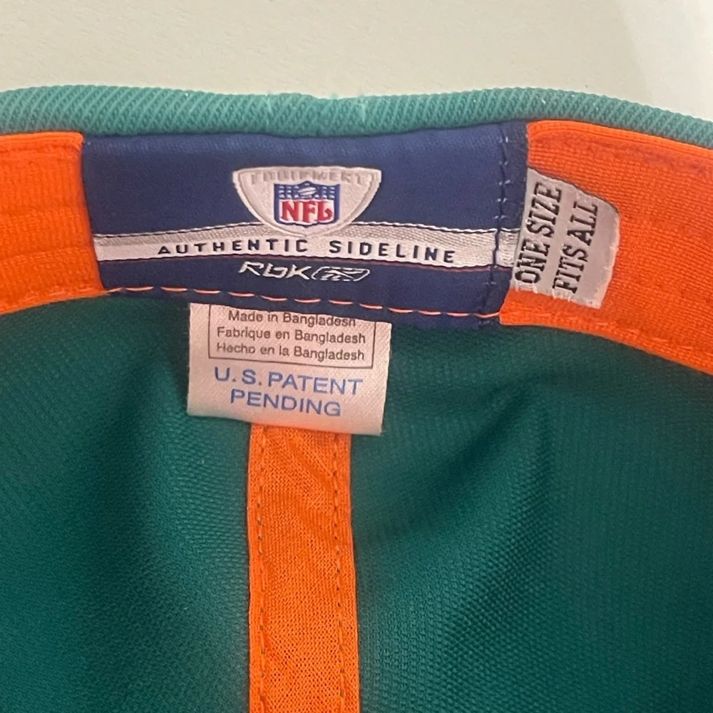 NFL Miami‎ Dolphins Teal and Orange Kids Cap One Size Fits All